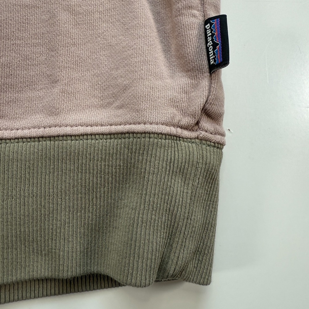 PATAGONIA Alpine Icon Regenerative Sweatshirt Mens XS Pink‎ Organic Cotton - Picture 6 of 14